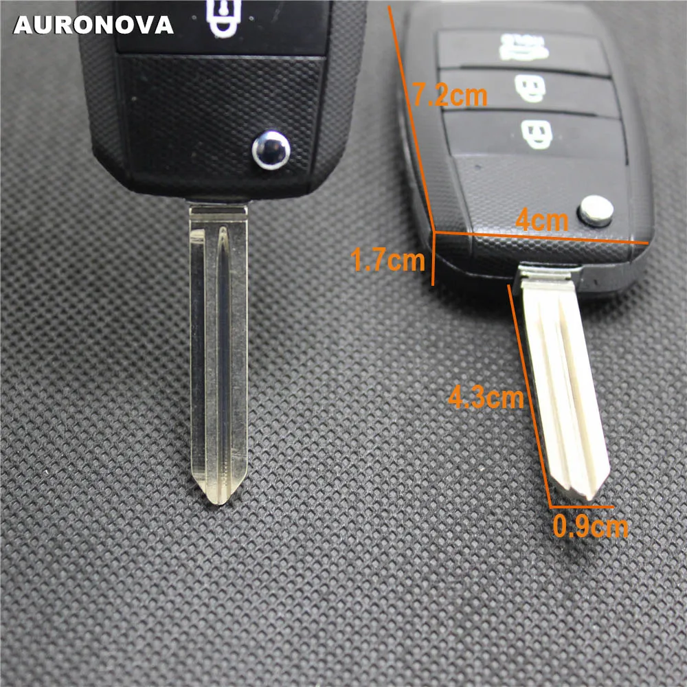 AURONOVA Новый Сменный корпус для складного ключа Kia соправы Carens Cerato Forte Rio K2 K3 K5 3