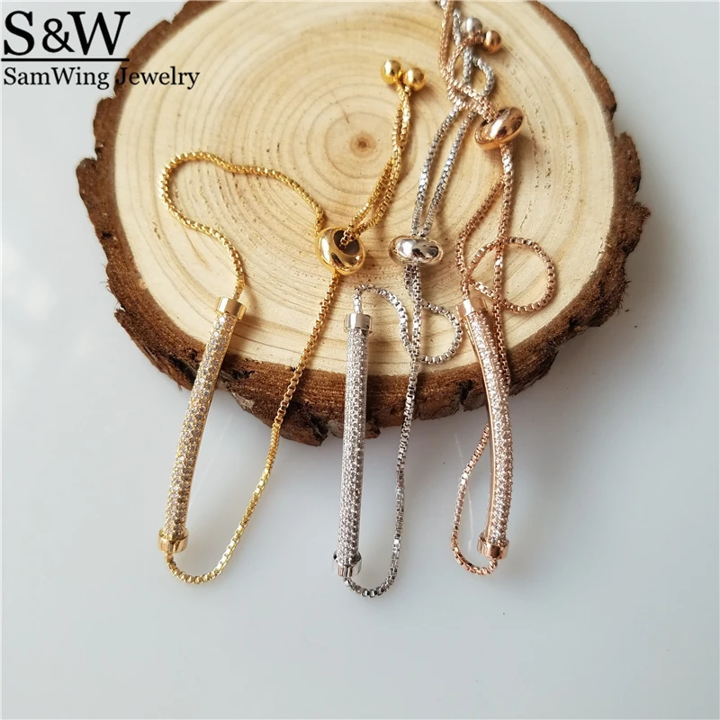 Модные женские браслеты очаровательные AAA CZ Кристалл прекрасный браслет