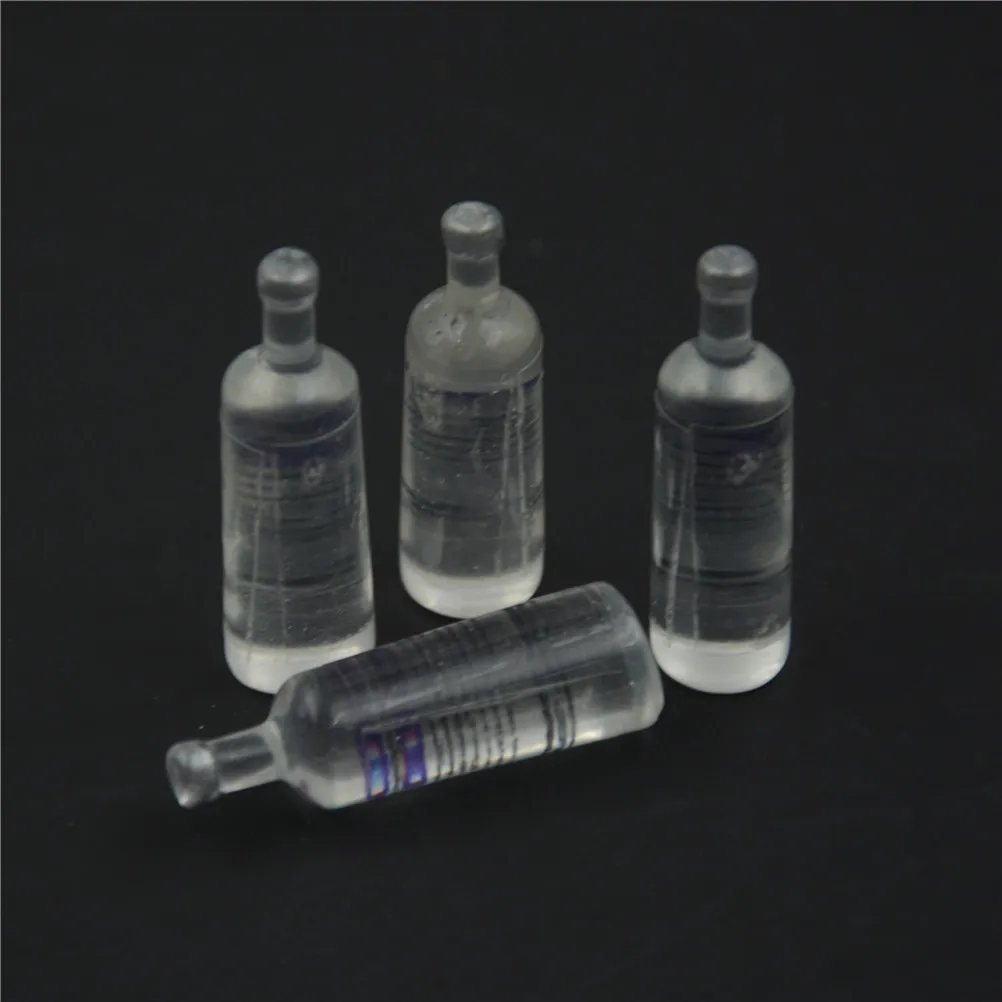 4 шт./лот винные бутылки водка напитки модель ролевая игра кукла еда игрушка 1/6