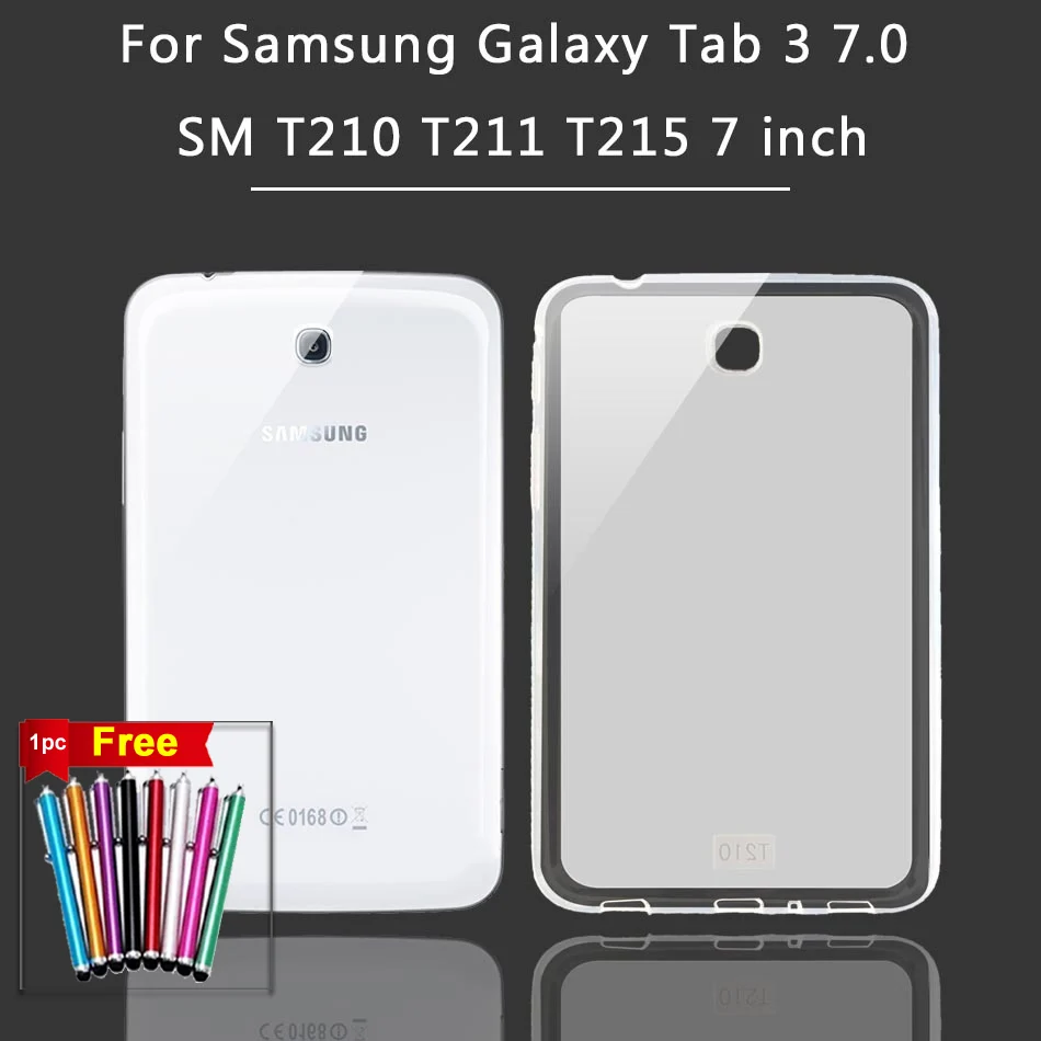 Ультратонкий противоударный чехол для планшета Samsung Galaxy Tab 3 7 0 SM T210 T211 T215 дюймов