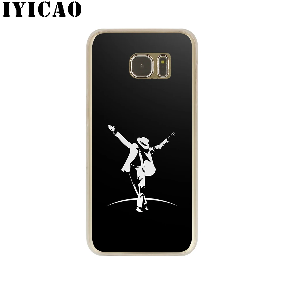 Жесткий чехол IYICAO michael jackson для Samsung Galaxy S10e S10 S9 S8 Plus S6 S7 Edge Note 9 8 10 | Мобильные