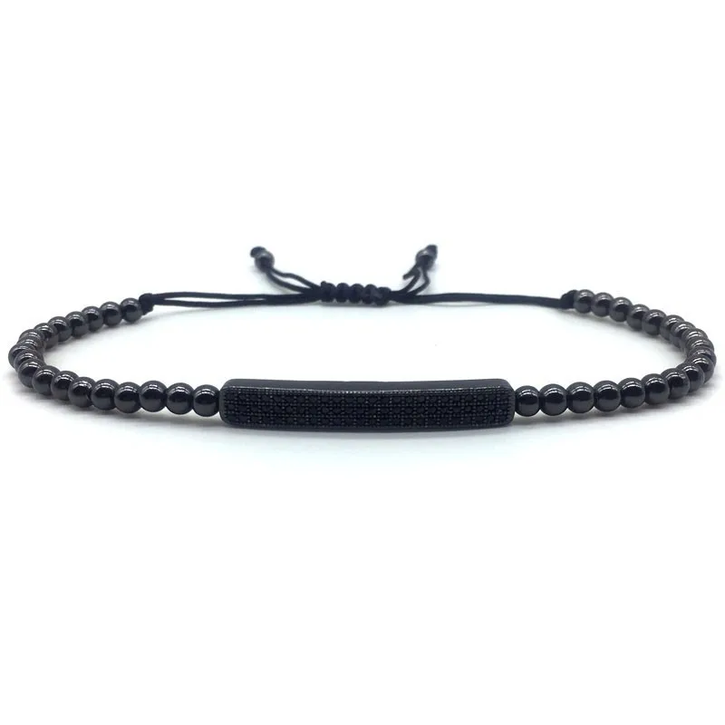 Новинка 2020 модный браслет с подвесками для мужчин и женщин длинный кубический