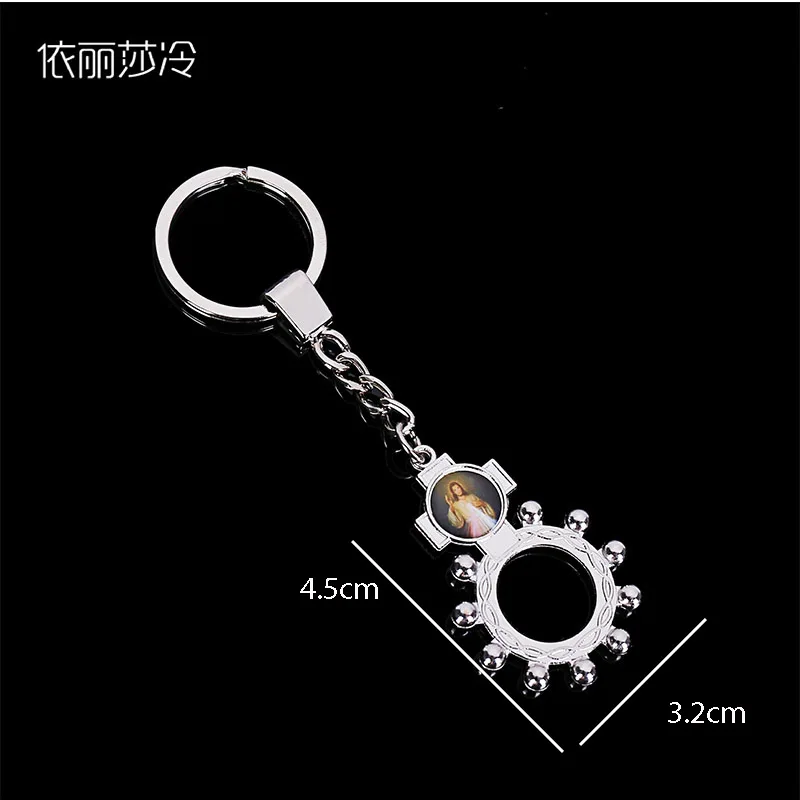 48 Pieces / Rings Cross Keychain Icon Jesus My Religion is Savior Christian Gift | Украшения и аксессуары
