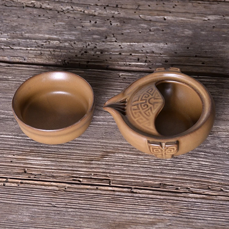 TANGPIN Японский керамический заварочный чайник gaiwan чайный портативный чайный набор для путешествия