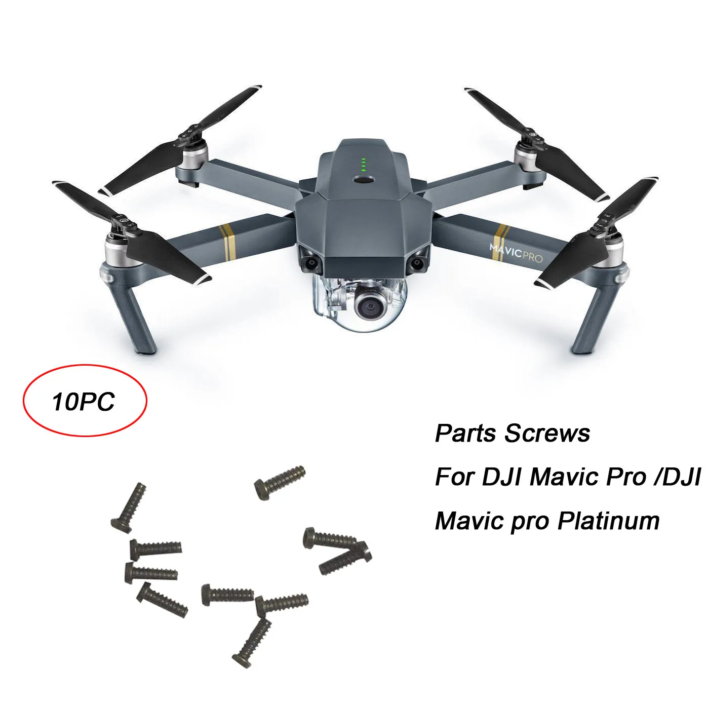 Mavic Pro части дрона винты для DJI Mavic Pro верхняя средняя Нижняя крышка 6J22 Прямая поставка