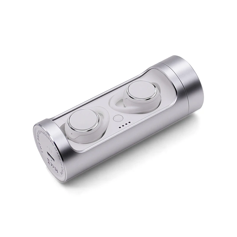 TWS Waterproof Bluetooth headset V4.2 True Wireless Earphones Stereo Earbuds Mini Earphones With Microphone 400Mah Charging Box