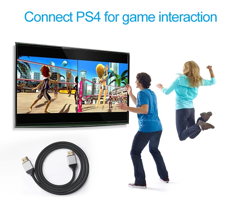 HDMI Конвенции кабель 2 0 4 К 3D 60FPS для HD ЖК-дисплей ТВ ноутбука PS3 проектор морщинят