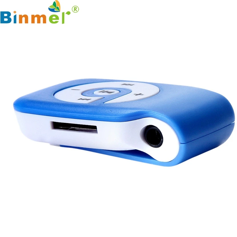 Binmer A18 Mecall мини зажим металлический USB MP3 плеер Поддержка Micro SD TF карта музыкальный медиа