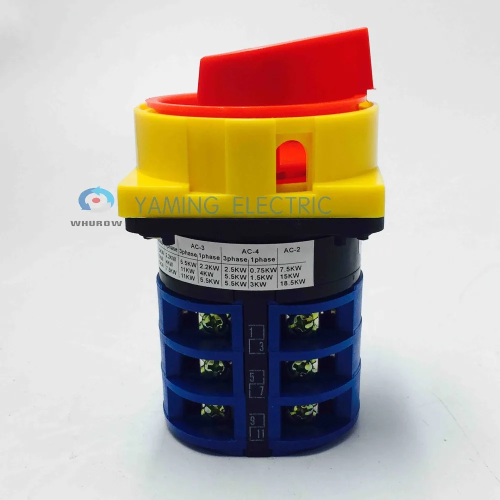 Yteam Electric LW26GS 32/04 3 кулачковый переключатель блокировка поворотный выключатель ВКЛ 2 положения узла