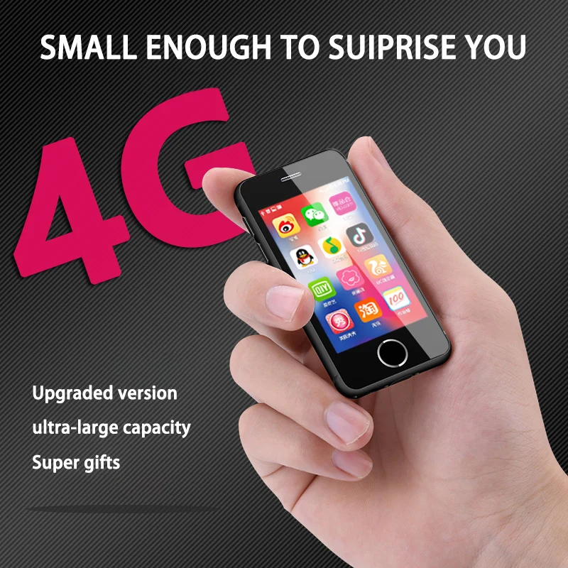 Melrose S9 Plus Супер Мини карманный мобильный телефон 4G LTE 2 5 дюйма маленький смартфон