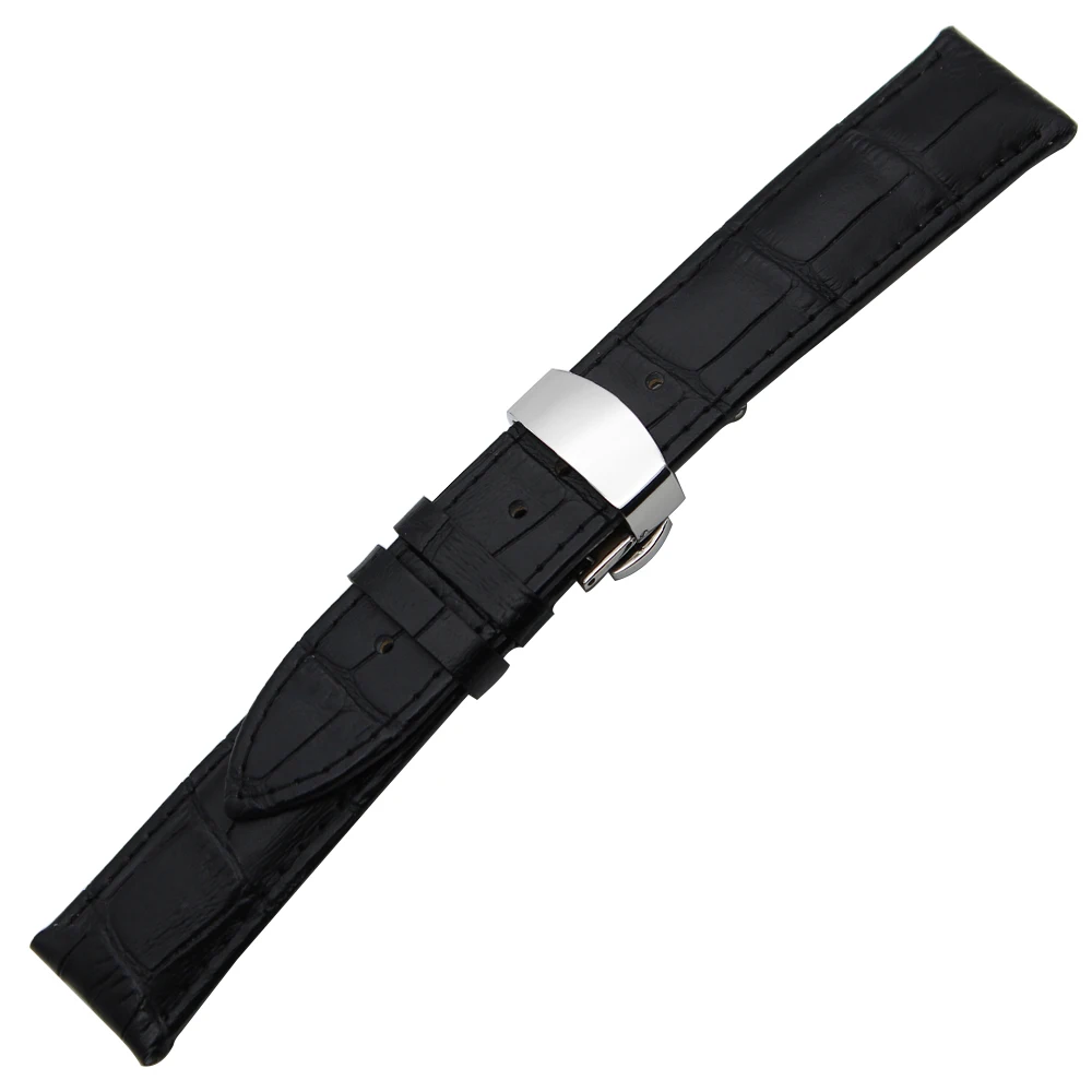 Ремешок Croco из натуральной кожи для Tissot 1853 мужские и женские часы ремешок со