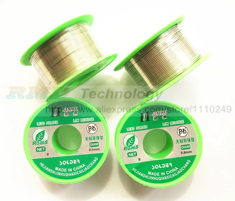Припой без свинца Sn99.3 Cu0.7 0 5 мм 8 мм/50 г|lead-free solder wire|solder wirewire |