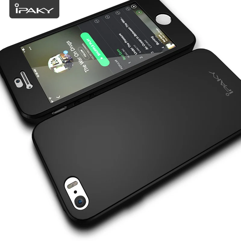 Чехол для iPhone IPAKY чехол с полной защитой 360 градусов Матовый Жесткий из