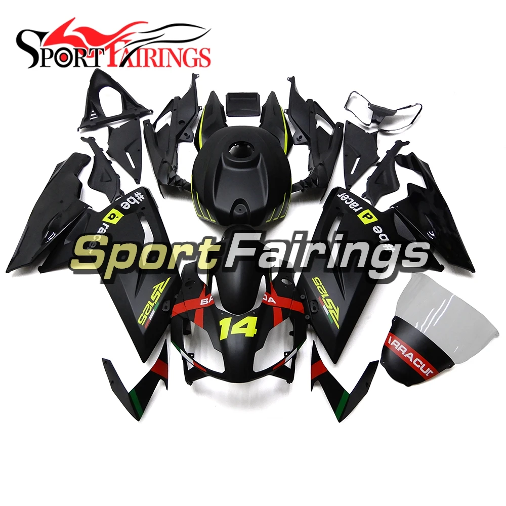 

Матовые черные 14 обтекателей для Aprilia RS4 125 2006-2011 06 07 08 09 10 11 инъекция ABS комплект пластиковых обтекателей для мотоциклов Body Kit