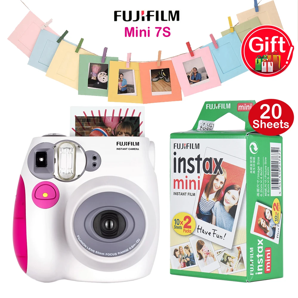 Набор для мгновенной печати Fujifilm Instax Mini7c/7s пленка фотоаппарата 20 листов