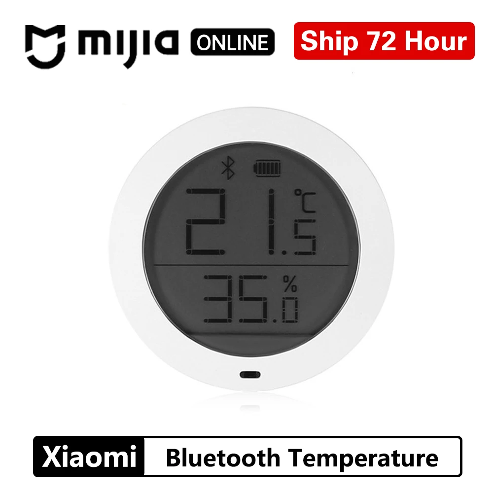 Xiaomi Mijia Bluetooth гигротермограф Высокая чувствительность ЖК-термометр гигрометр умный экран домашняя температура и влажность S