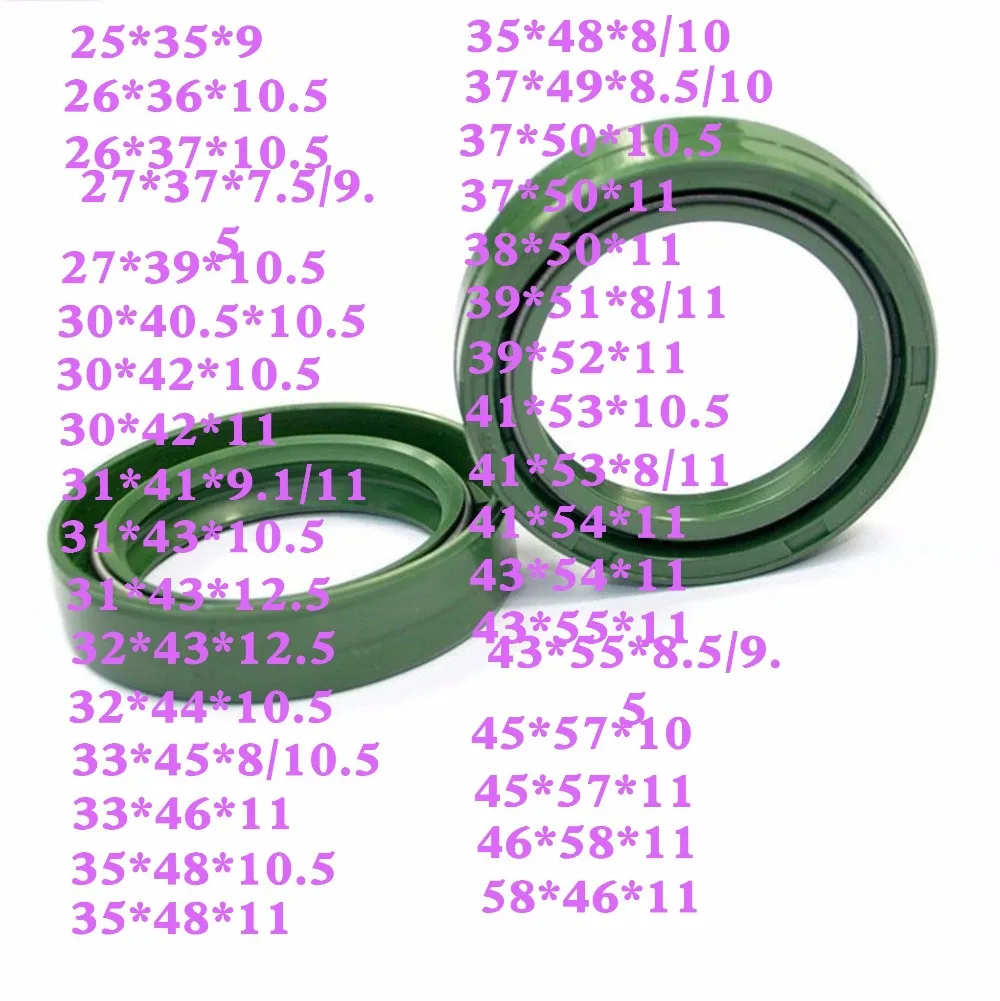 37x50x10,5 30x42x11 31x41x9/11 31x43x10,3 31x43x12 передняя вилка амортизирующее кольцо масляное уплотнение части мотоцикла масляные