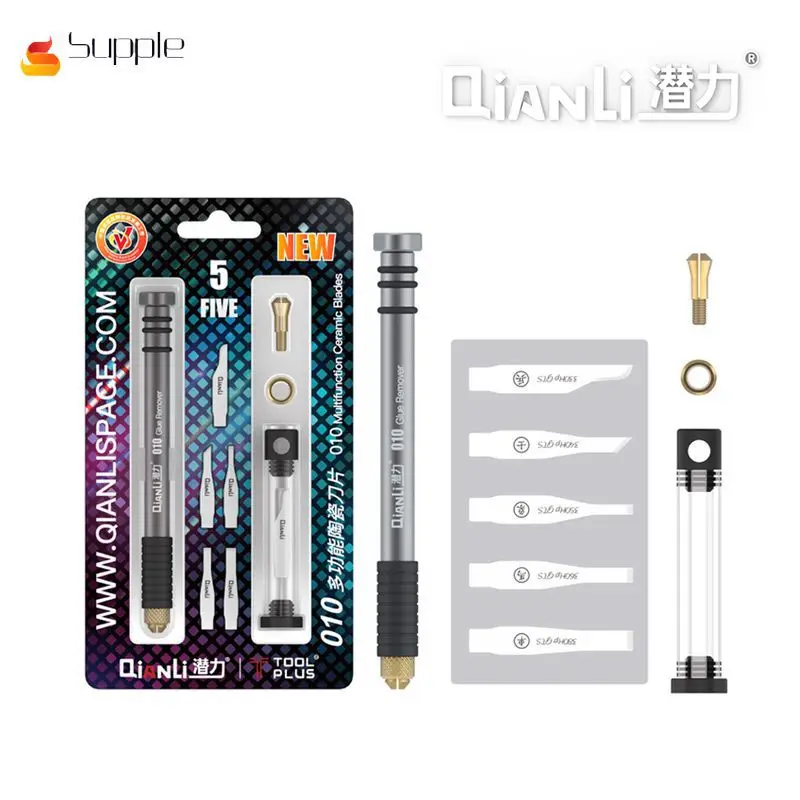 QIANLI 010 Multi-Function Ceramic Blades Mobile Phone Motherboard Repair knife IC Chip remover glue/cutting etc removal | Инструменты