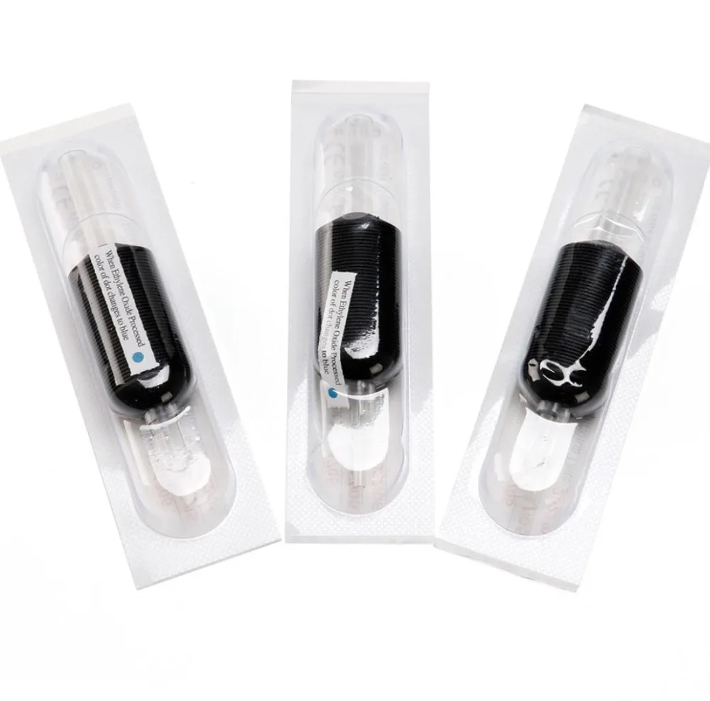 Disposable Tattoo Grips Black Handle Tips 25mm Silicon Gel 20Pcs/Lot Wholesale Accessory | Красота и здоровье