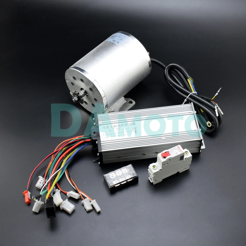 Контроллер бесщеточного двигателя 2000 Вт 60 В постоянного тока 3 контактный разъем