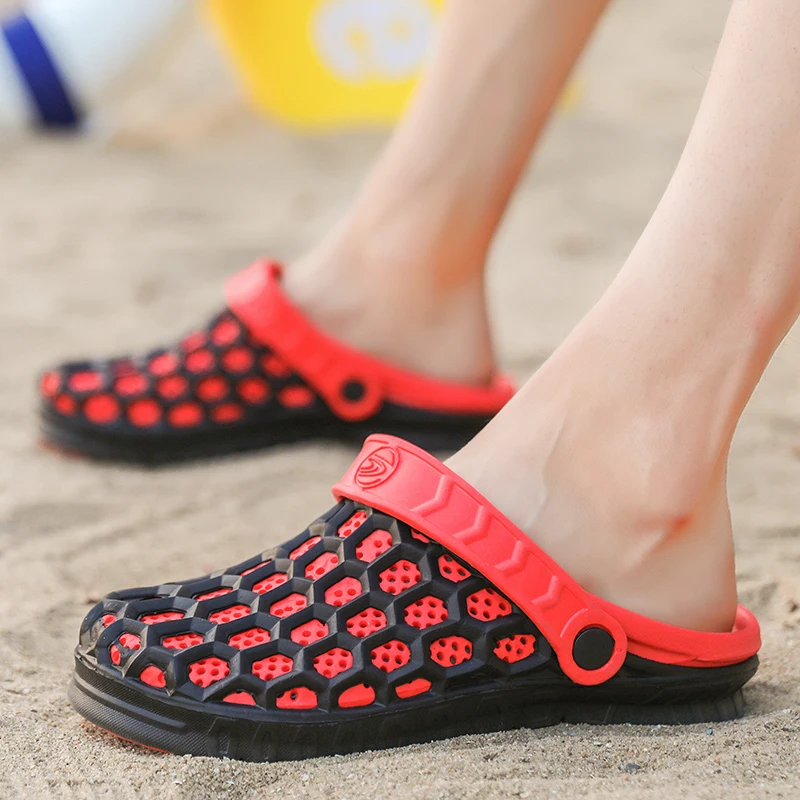 Туфли-сабо для сада мужские легкие быстросохнущие летние пляжные тапки