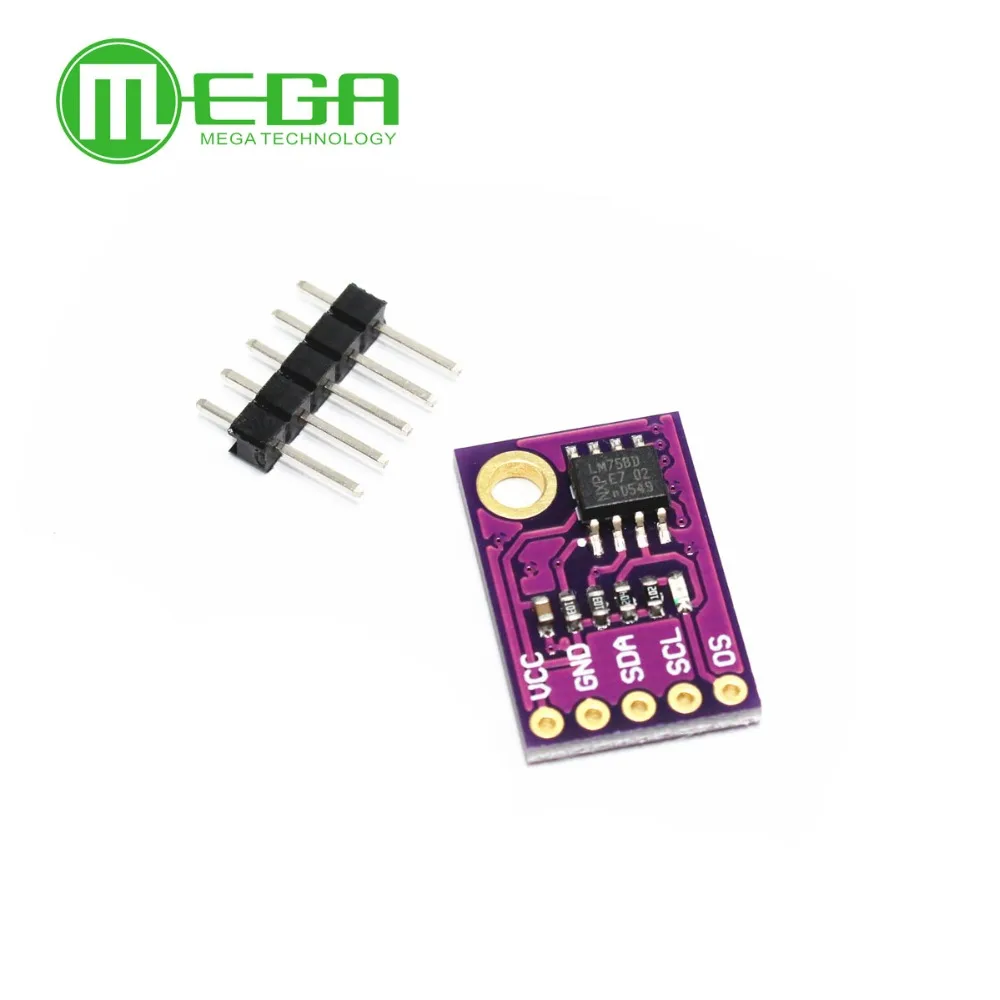 LM75 CJMCU-75 датчик температуры высокоскоростной интерфейс I2C Высокоточный Модуль платы разработки