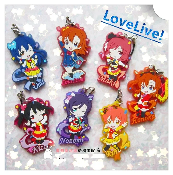 Кадори Нико или Рин Umi Maki аниме Love Live! Отлично! Резиновый брелок для видеосъемки|love