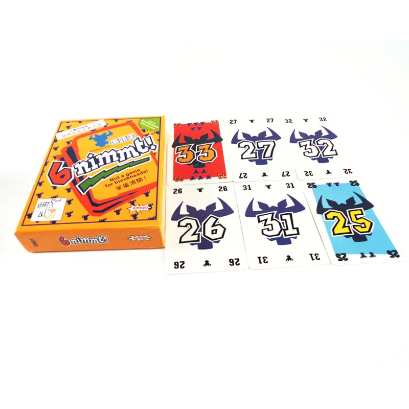 Горячая игра Take 6 Nimmt настольная кaрточные игры 2-10 игроков для взрослых смешной