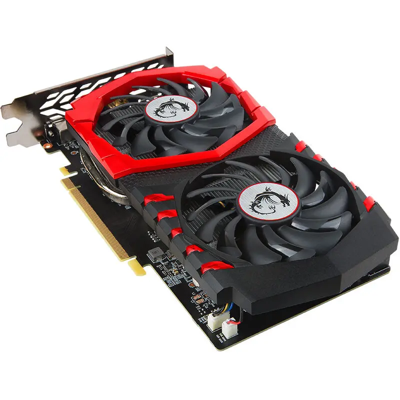 Msi добычи полезных ископаемых GTX1050Ti GAMING X 4G 1150 МГц/7000 МГц 128Bit GDDR5 PCI E 3 0 DP + HDMI DVI