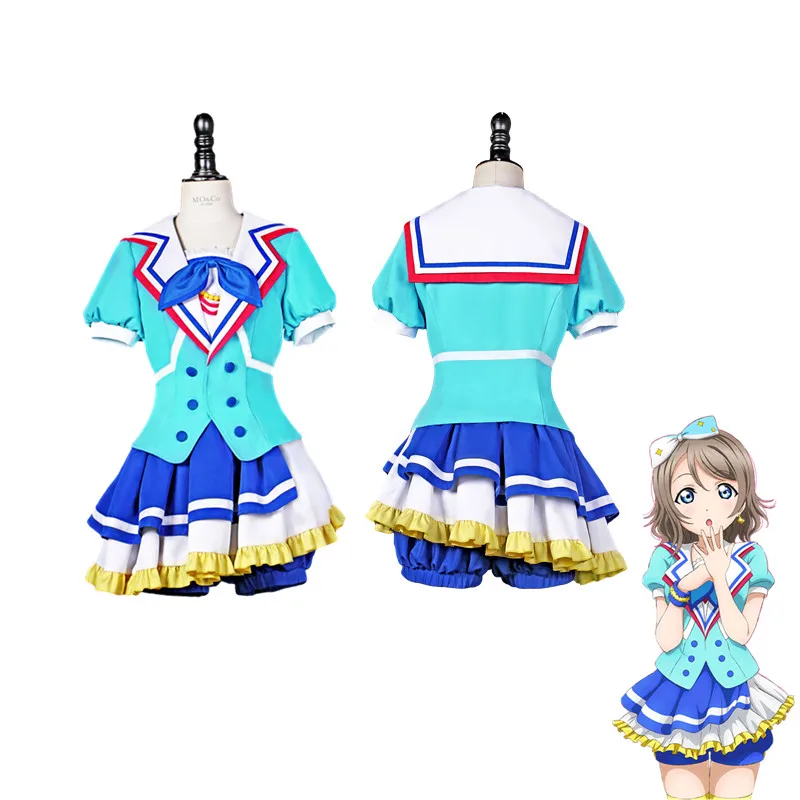 Аниме LoveLive Sunshine Aqours Косплей костюмы Love Live для женщин и девушек форма Kurosawa Dia Ruby Takami