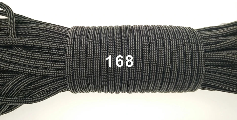 YOUGLE Paracord 550 парашютный шнур веревочка Mil Spec type III 7Strand 100FT оборудование для альпинизма кемпинга выживания 165-171