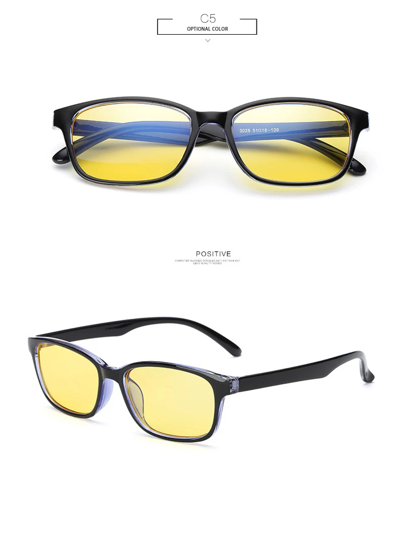 Модные Анти усталость прозрачные линзы защита для глаз оправа очков Женский