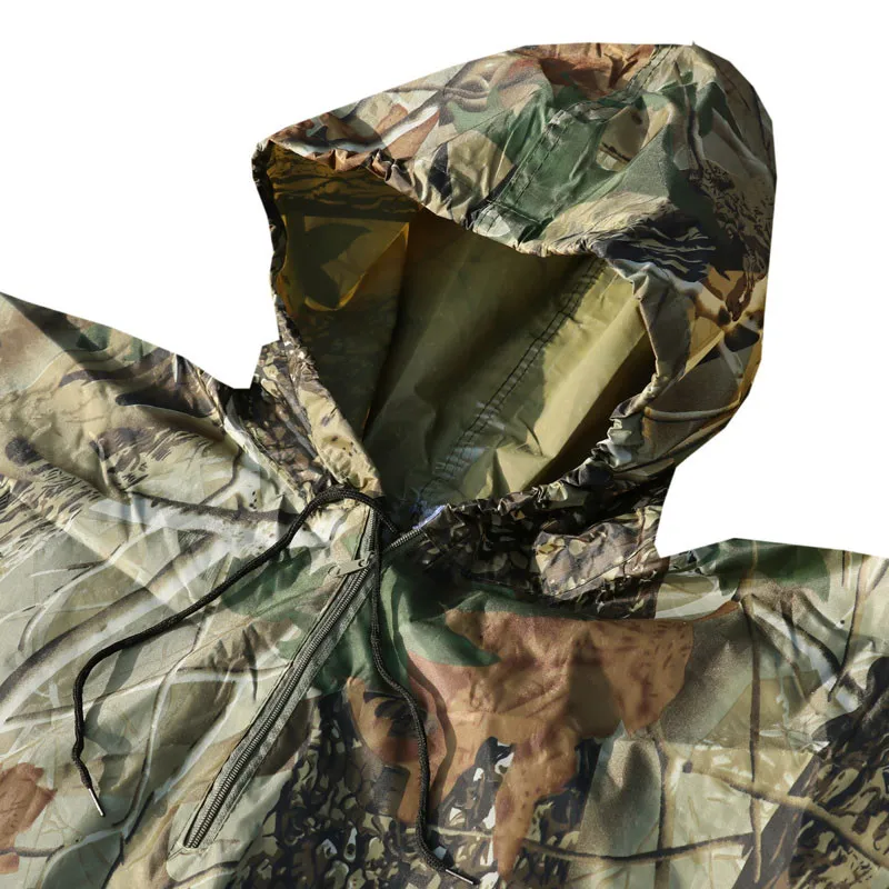 Дождевик Камуфляжный в стиле пончо водонепроницаемый накидка Ghillie пальто для