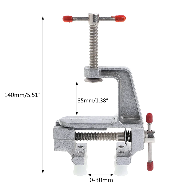 Mini Vise Tool Aluminum Small Jewelers Hobby Clamp On Table Bench Vice New | Инструменты