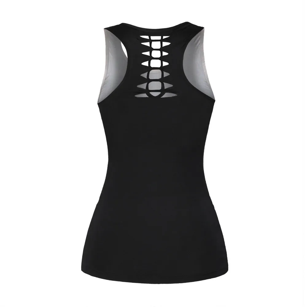 

Punk Black Raven Skull Tank Tops Halloween Digital Print Vest Summer Sleeveless Skeleton Squama Underwear Slim-fitting Tank Tops