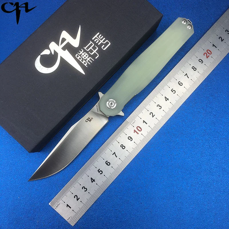 CH3505-G10 High Quality Flipper folding knife D2 blade G10 handle Outdoor camping hunting pocke fruit knives EDC tools Survival |