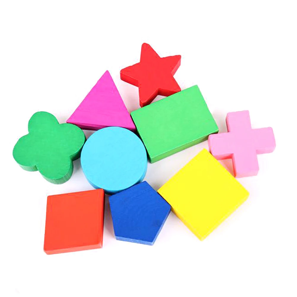 Детский деревянный пазл игрушка геометрические фигуры Математическая