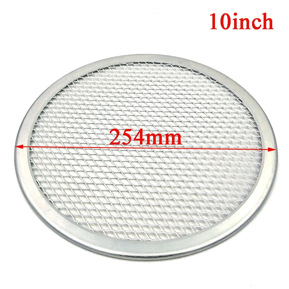 10inch BETOHE формы для выпечки для пиццы, гриль для пиццы, Толстый алюминиевый инструмент для бизнеса, алюминиевая сетка для пиццы - Цвет: 10inch
