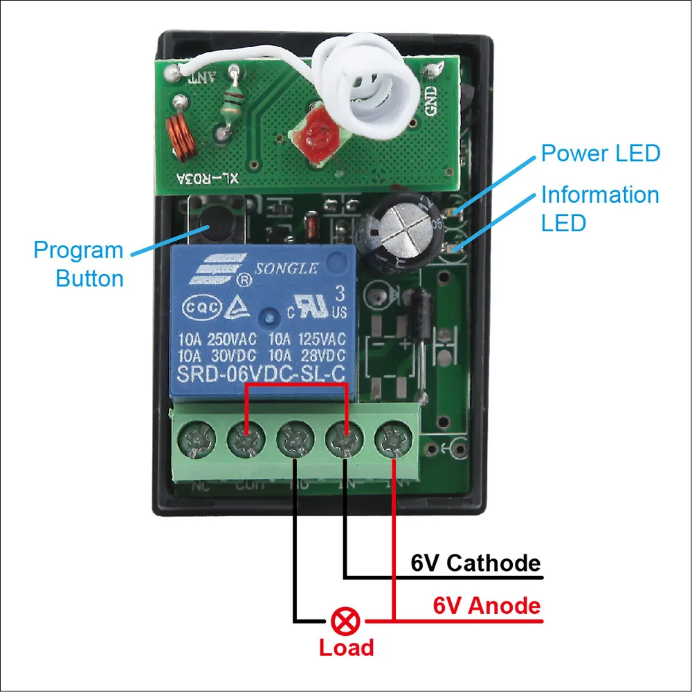 Беспроводной смарт переключатель eMylo DC5V/ 6V RF светильник с дистанционным