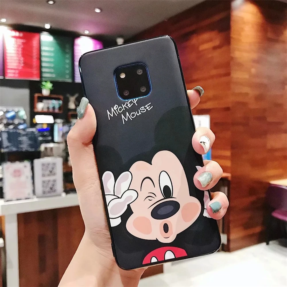 С Микки Маусом и Минни Маус комплект Мышь чехол для телефона Samsung Galaxy S8 S9 S10 плюс