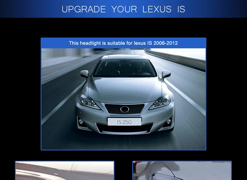 AKD Тюнинг автомобилей фары для lexus IS 250 IS300 is350 светодиодные фары DRL ходовые огни биксеноновые фары Противотуманные фары Полный светодиодный
