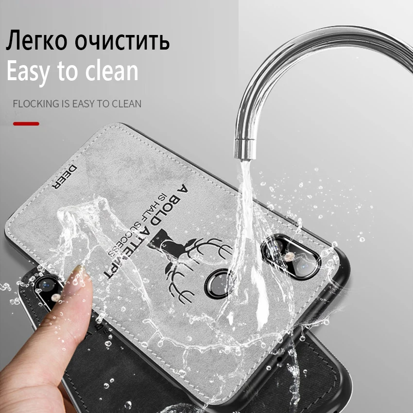 Противоударные тканевые чехлы с оленем для xiaomi mi 9se 9 9t pro cc9 cc9e a3 redmi note 8t 8 7 k20 7a go