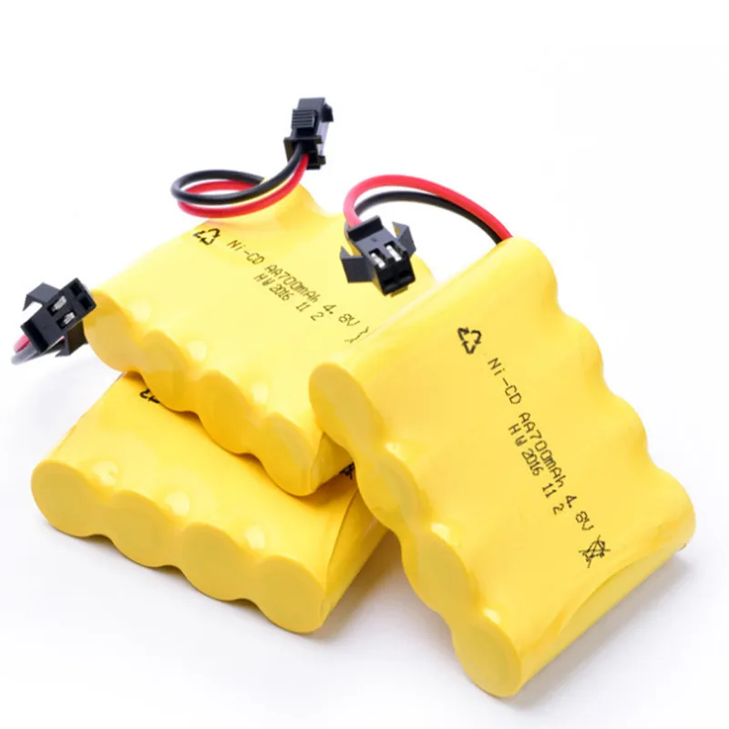 3PCS battery 4,8 v 700 mah перезаряжаемый ni-cd аккумулятор для дистанционного управления игрушки Электрический автомобиль 4,8 v nicd никель-кадмиевый аккумулятор упаковка лодка с дистанционным управлением игрушечный автомобиль - Цвет: 3PCS battery