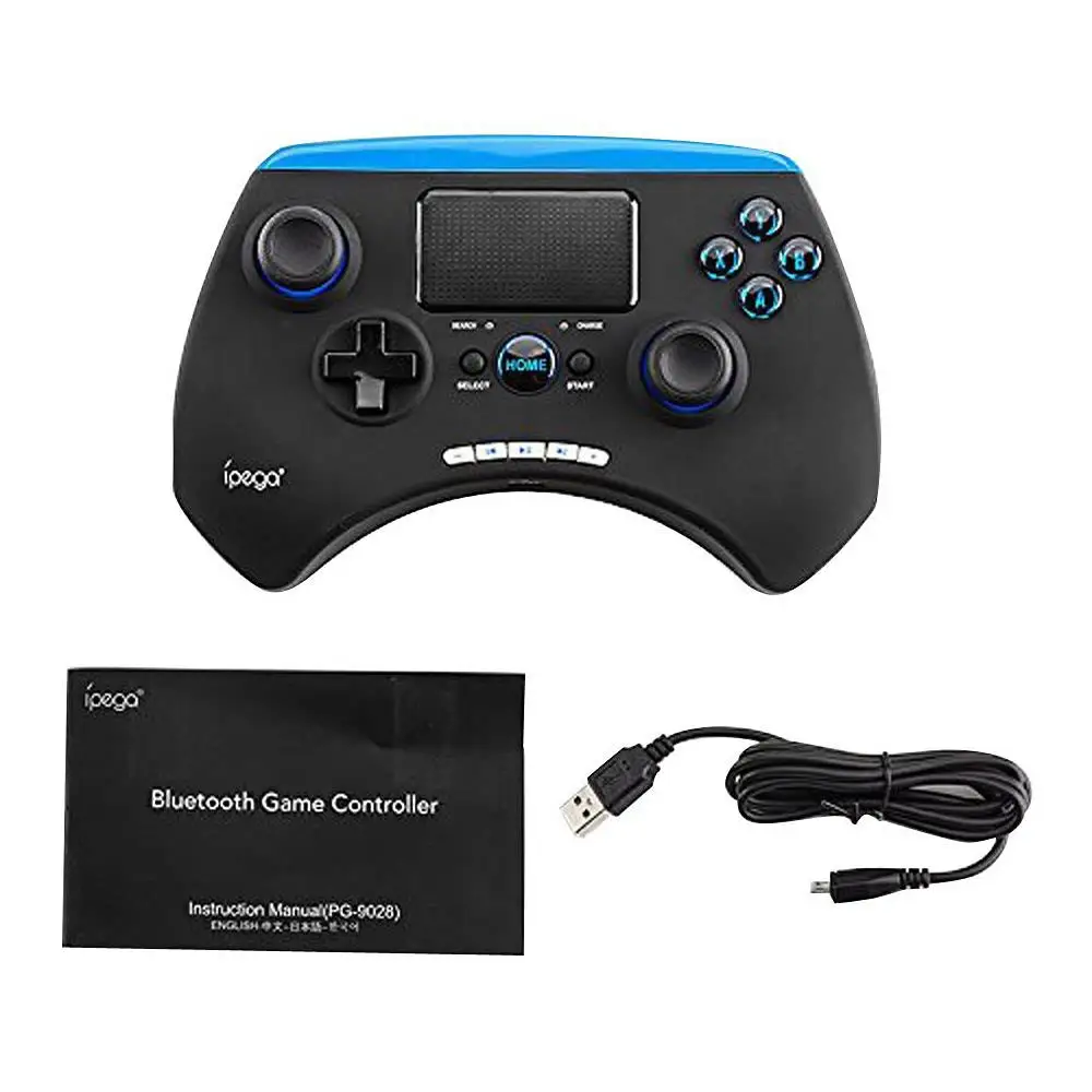 IPega PG-9028 PG 9028 беспроводной геймпад Bluetooth V3.0 игровой контроллер с тачпадом Встроенный держатель для смартфонов Android/iOS