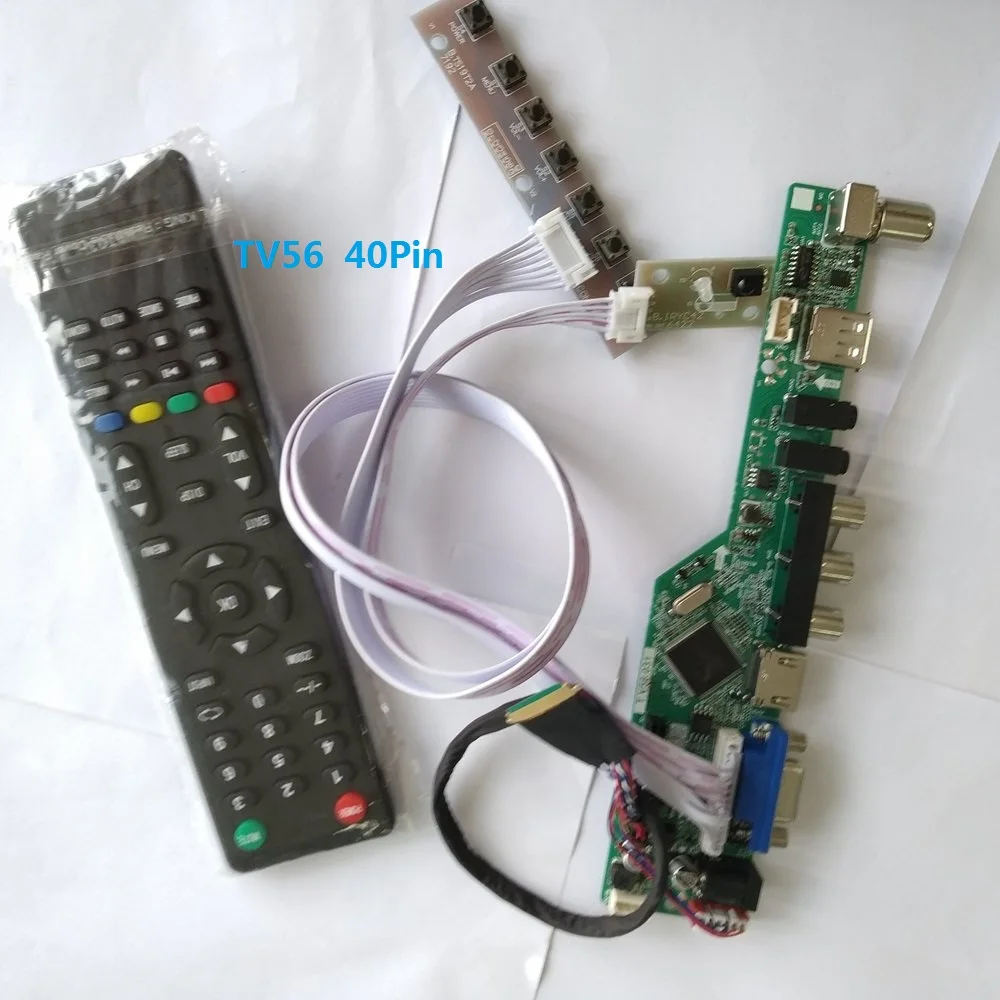 

kit for LP156WH3(TL)(M1) TV AV Controller driver board VGA remote 15.6" 1366X768 USB HDMI 40pin LVDS Panel Screen LCD LED