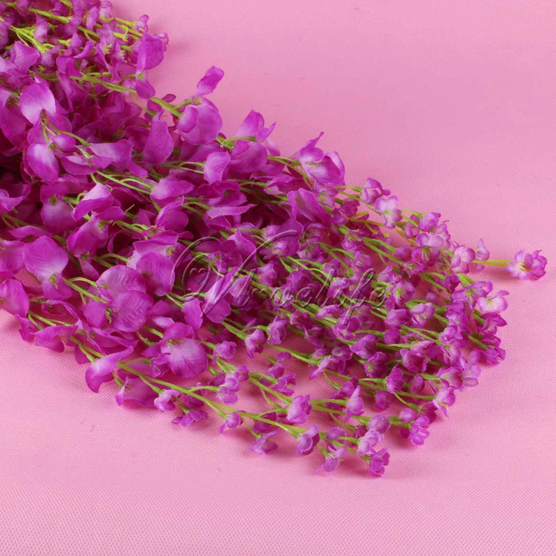 Искусственная шелковая Глициния Vine ратта шелковые висящий цветочный свадебный