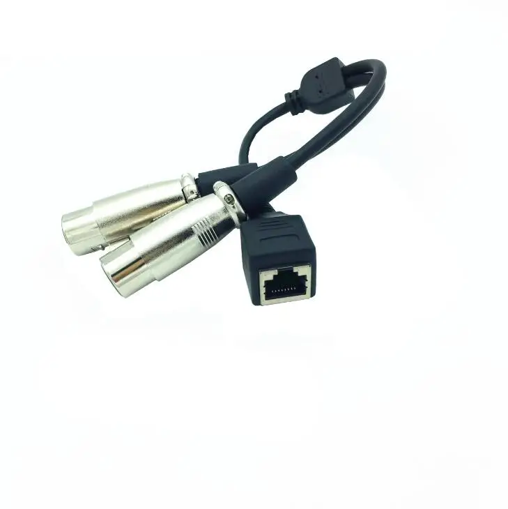 Сетевой адаптер LBSC 2 XLR с 3 контактным гнездом на гнездо RJ45 соединительный кабель