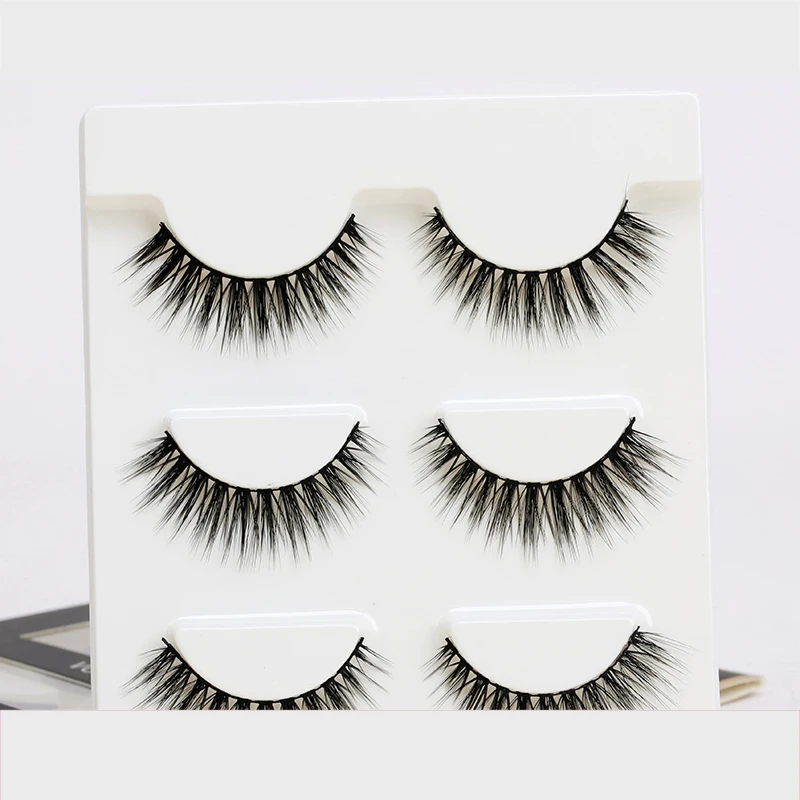 2017 Новых женщин Прибытия Ресницы Аксессуары Дамы Косметика Feather Накладные