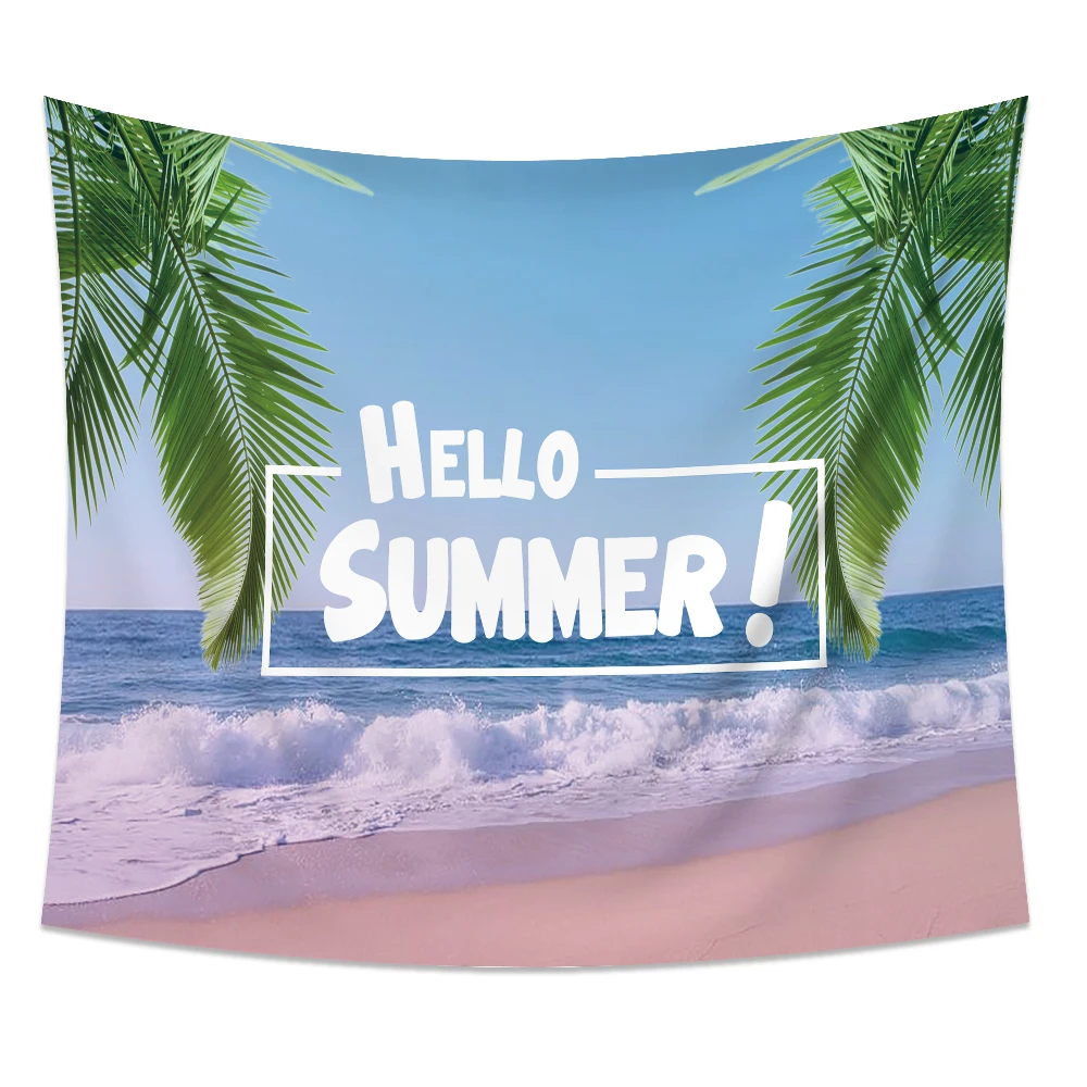 SUBO Mandala Wall Hanging Blanket Indian Summer Beach Throw Rug Tablecloths Hello summer Tapest | Дом и сад