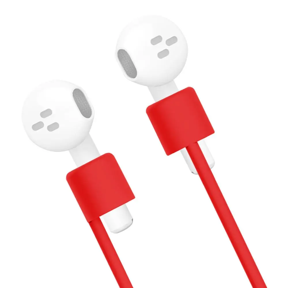 Анти потерянный ремешок для наушников Airpods силиконовый шейный беспроводной шнур
